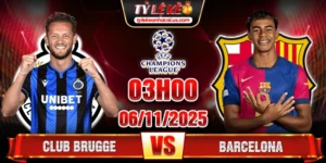 Soi kèo Club Brugge vs Barcelona, 3h ngày 06/11 - Vòng 4 Cúp C1 12 Club Brugge vs Barcelona